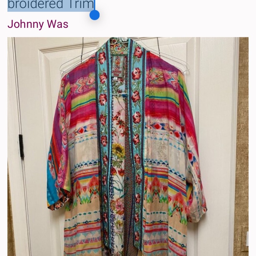 Johnny was reversible kimono size extra small - Picture 8 of 8